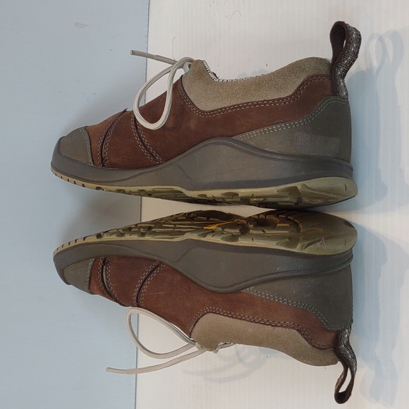 Chaco Women's Torlan Mudslide Nubuck Leather Suede Athletic Lace-Up Shoes - Picture 6 of 14